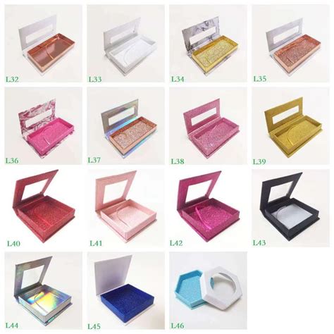 New Nude Lash Boxes Magnetic Pvc Drawer Packaging Box For Eyelashes