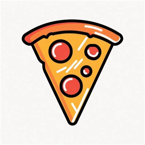 Premium Vector Cartoon Pizza Slice Illustration