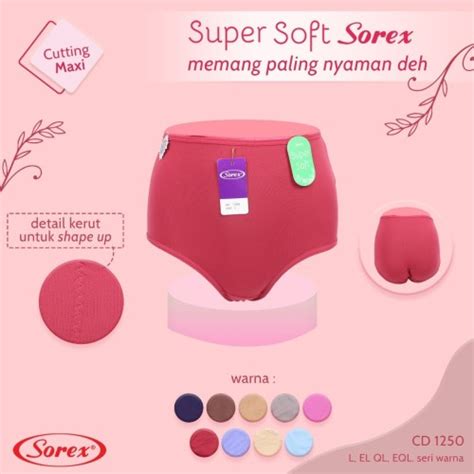 Promo Grosir Celana Dalam CD Wanita SuperSoft Big Size Sorex 1250 L