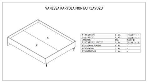 VANESSA YATAK ODASI 22VSN2206VEVE MONTAJ KILAVUZLARI