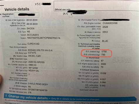 Skoda Kodiaq vRS 2019 UK - Towing Ability & Weights - Skoda Kodiaq MK1