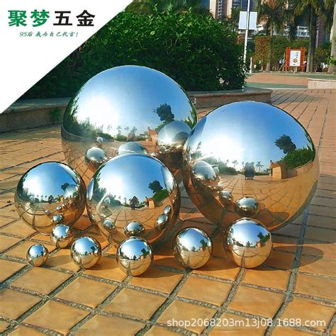 Bertdomd Pcs Gazing Globe Mirror Ball Stainless Steel Reflective Ball