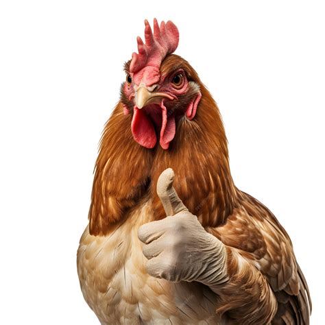 Premium Photo Chicken Thumbs Up