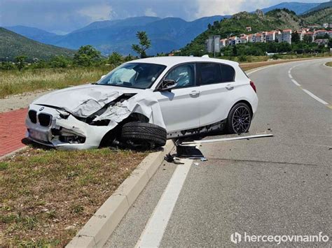 FOTO Dvije osobe ozlijeđene u prometnoj nezgodi u Mostaru Vijesti