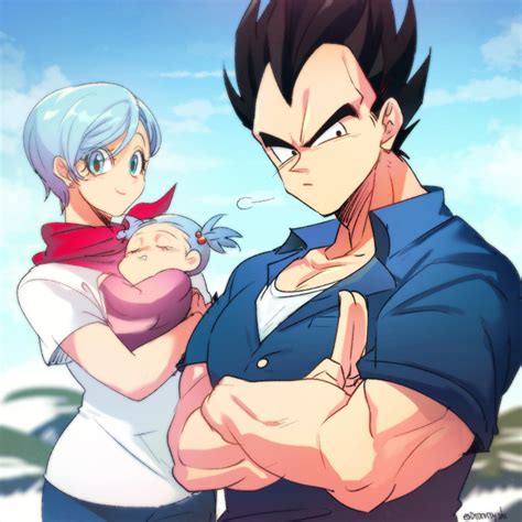 Vegeta Bulma And Bra Dragon Ball And More Drawn By Ommmyoh Danbooru