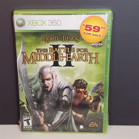 New Sealed Lord Of The Rings The Battle For Middle Earth Ii Xbox