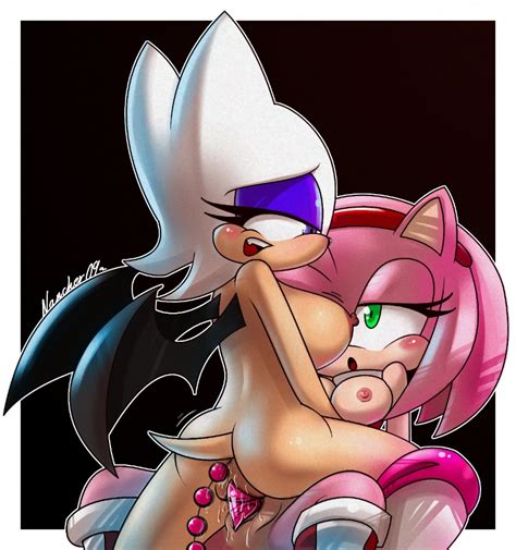 Rule 34 2girls Amy Rose Anal Anal Beads Anal Insertion Ass Bat Wings Big Breasts Blue Eyes