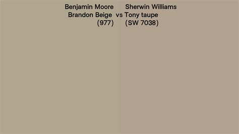 Benjamin Moore Brandon Beige Vs Sherwin Williams Tony Taupe Sw