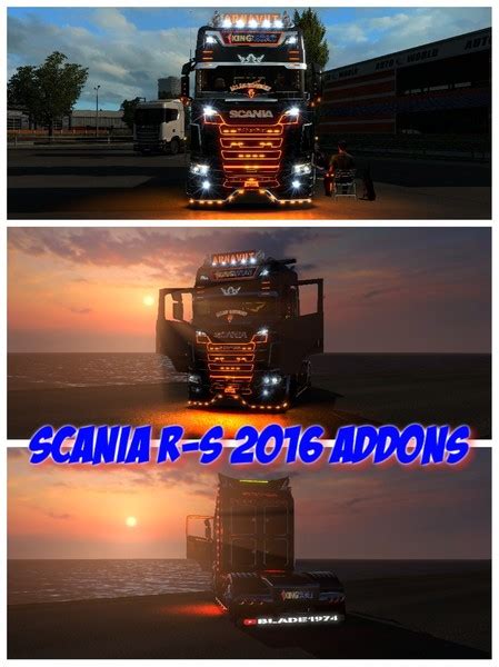 ets2 Scania R S Addons v5 5 v 2 Scania Mod für Eurotruck Simulator 2