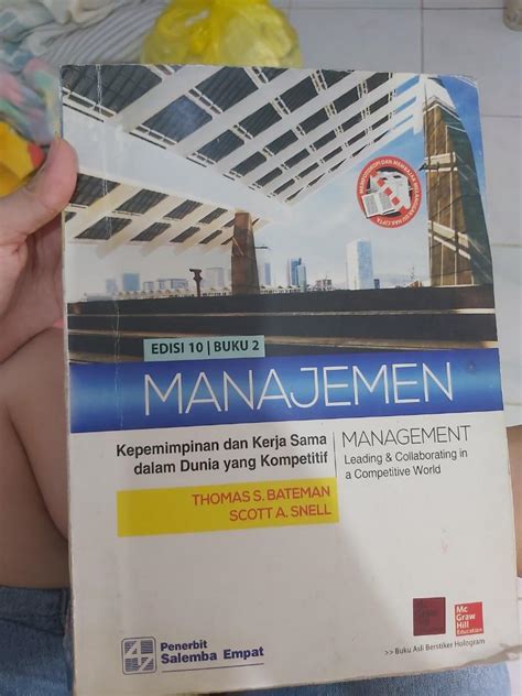 Buku Managemen Edisi Buku Thomas S Bateman Scott Snell Buku