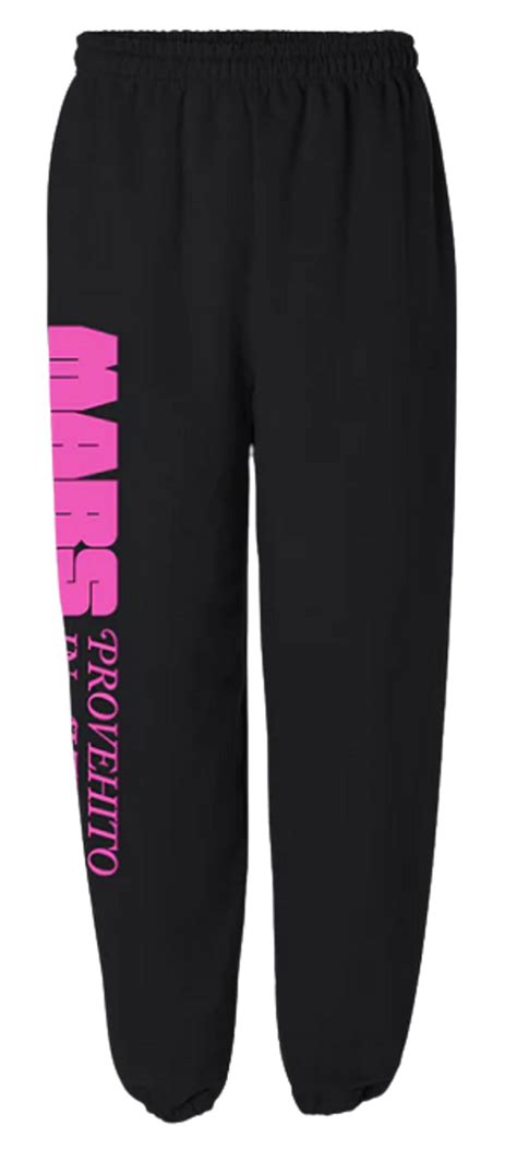 Thirty Seconds To Mars Merch Provehito Altum Black Sweatpants Whats