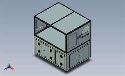 通用型机架 Parasolid 模型图纸下载 懒石网