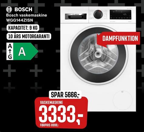 Bosch Vaskemaskine Wgg Zisn Tilbud Hos Skousen