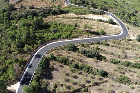 El Consell Finaliza Las Obras En La Carretera Del Paraje Del Santuario