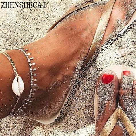 Vintage Boho Multi Layer shell Anklets For Women Fashion Anklet ...