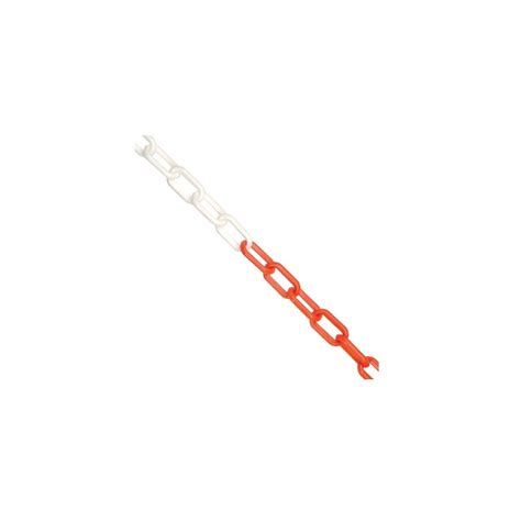 JSP Chain Barrier Polyethylene Red White HDC000 275 400 Cromwell Tools