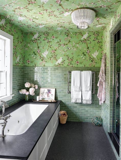 Green Bathroom Tiles Design Rispa