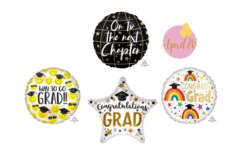 GRADUATION and CONGRATS FOIL BALLOONS for your GRAD PARTY! ~ GRAD ...