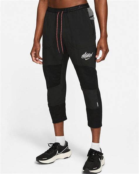 Nike Phenom Elite Wild Run 7 8 Woven Running Pants In Black For Men Lyst