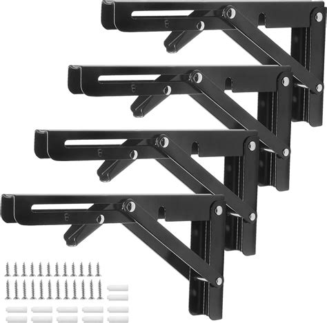 Amazon Kyuionty Folding Shelf Brackets Inch Heavy Duty Metal