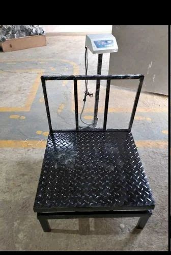 Mild Steel Platform Weighing Scale Weighing Capacity 1000 Kg 1000