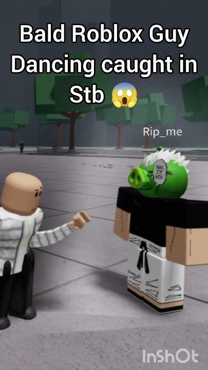 Bald Roblox Guy Dancing Caught In Tsb 😱 Meme Roblox Youtube