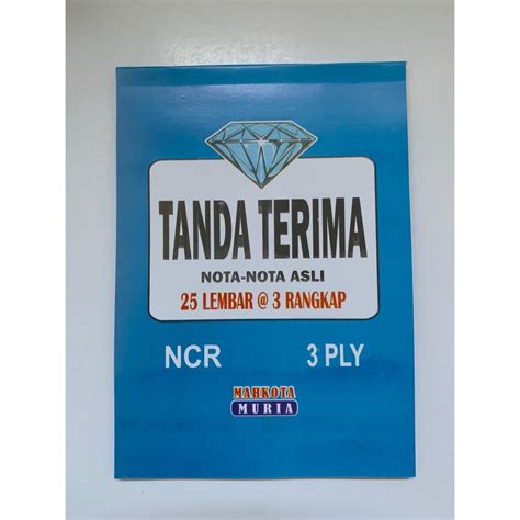 Jual Tanda Terima Nota Nota Asli Rangkap 3 Nota Ncr Nota 3 Ply Ecer
