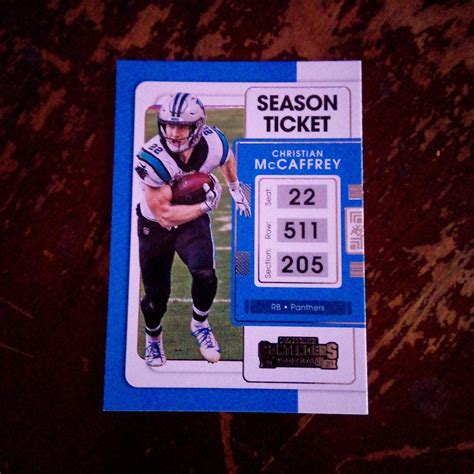 Christian Mccaffrey Ungraded Panini Contenders