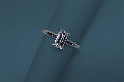 Elongated Emerald Cut Diamond BriteCo Jewelry Insurance