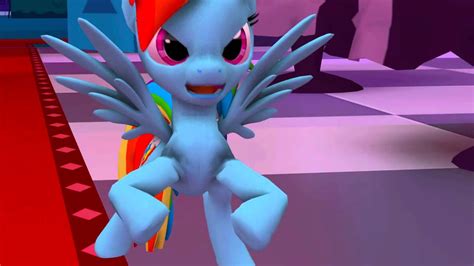 Sfm Test Rainbow Dash Fight Scene Youtube