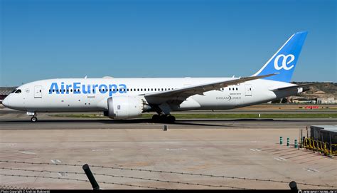 Ec Mlt Air Europa Boeing Dreamliner Photo By Andrzej Makowski