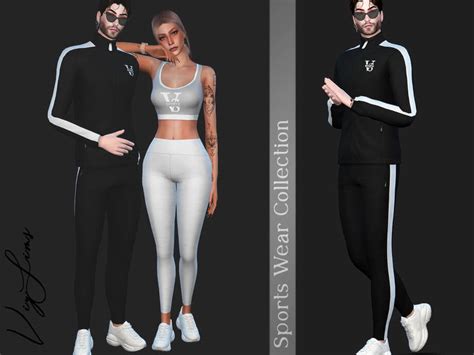 Sims Set I Male Sports Wear Collection By Viy Sims The Sims Book