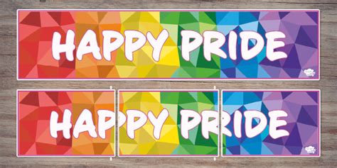 Rainbow Pride Banner (Teacher-Made)