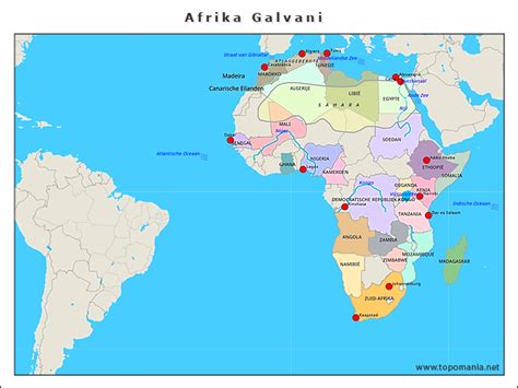 Topografie Afrika Galvani Topomania Net