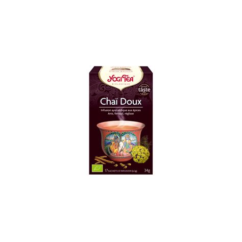 Yogi Tea Infusion Chaï doux 17 sachets Sebio