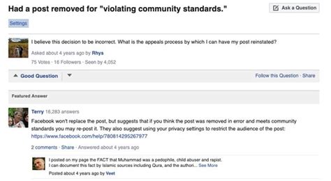 Why Facebook Deletes Your Posts For Community Standards