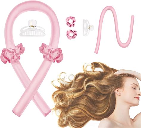 Kit Bigodini Per Avvolgimento Capelli Lunghi Da Donna Boccoli Senza