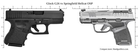 Springfield Hellcat OSP Vs Glock G26 Size Comparison Handgun Hero