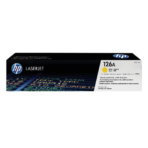 Hp 126a Yellow Colour Laserjet Toner Cartridge Ce312a