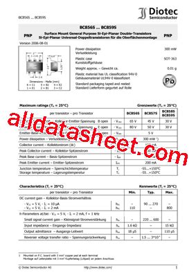 Bc S Datasheet Pdf Diotec Semiconductor