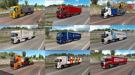 Painted Truck Traffic Pack V By Jazzycat X For Ets Trucks