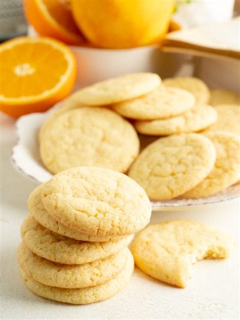 Indulge In A Zesty Citrus Delight With Fresh Orange Cookies The