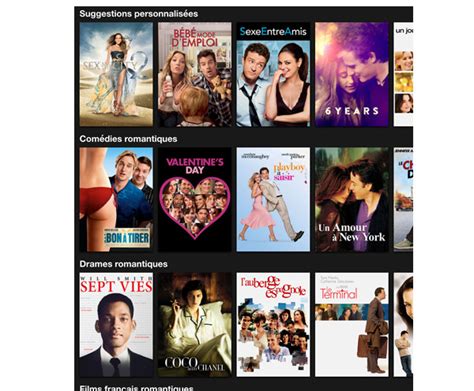 Catalogue Des Films Netflix France Comédies Et Romances