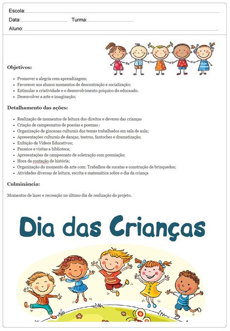 Atividade Dia Das Crianças Educação Infantil - 6