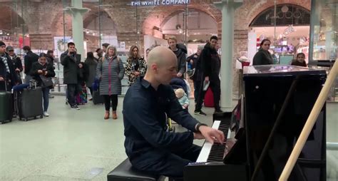 concert pianist plays bohemian rhapsody  airport inspiremore