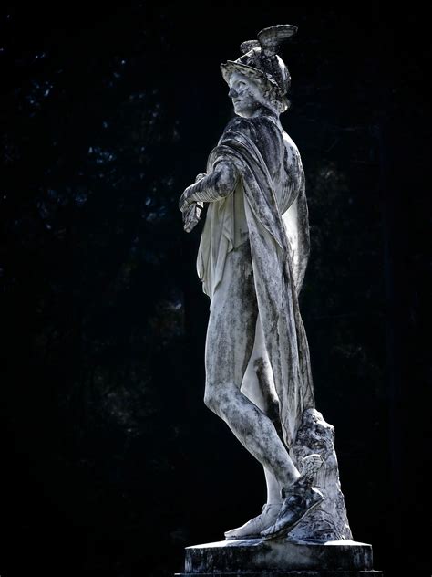 person statue #hermes #sculpture #mercury #monument #4K #wallpaper # ...