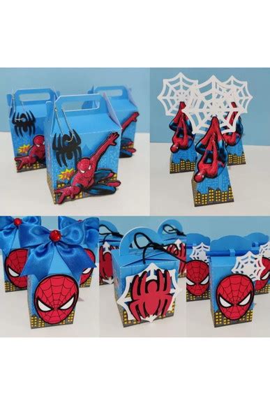 Personalizados Homem Aranha 15 Peças Elo7