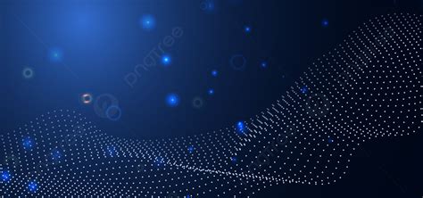 Blue Technology Line Background Blue Simple Technology Background