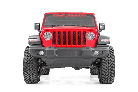 2 5 Inch Lift Kit Coils V2 18 21 Jeep Wrangler JL 4WD Rough Country 2 5