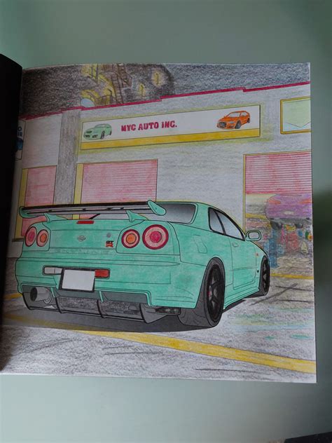 Nissan Skyline Gtr R32 Coloring Book We Color The Streets